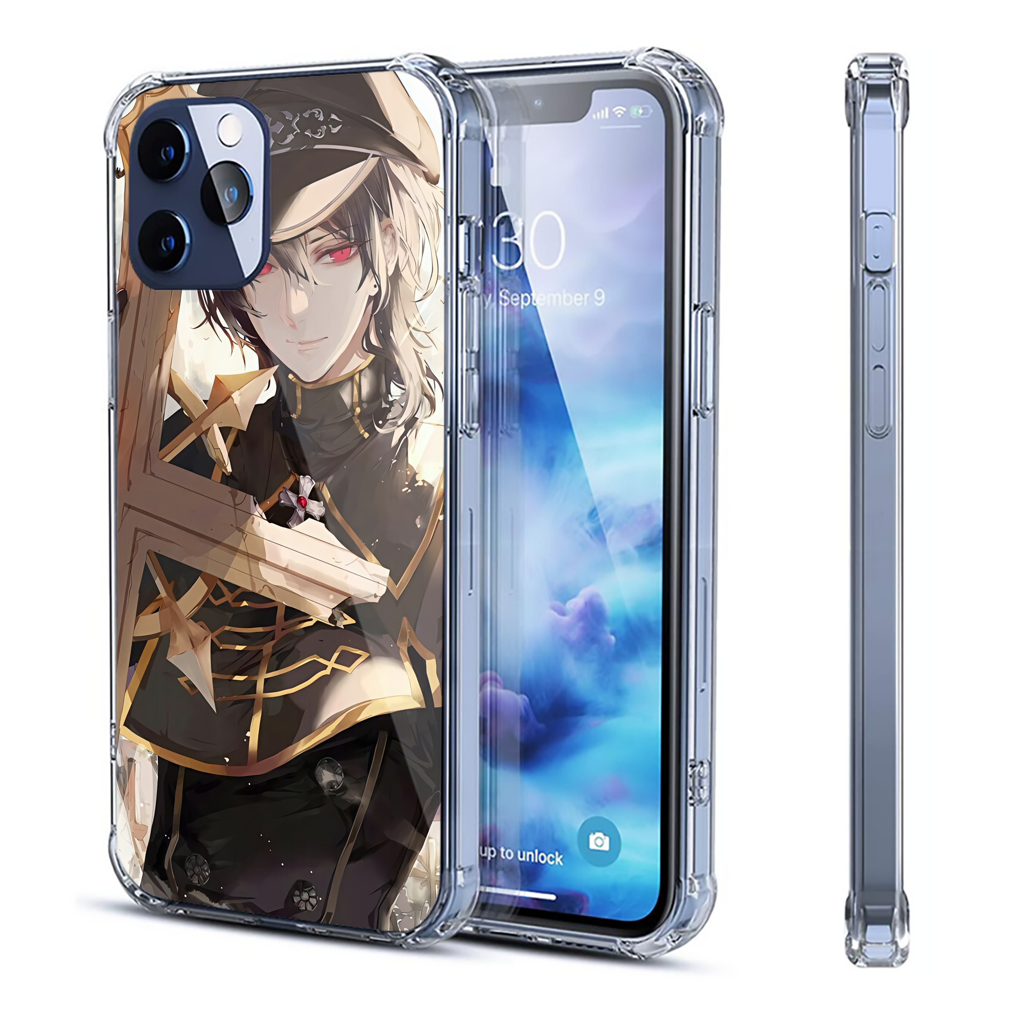 （画像用） 刀剣乱舞 Touken Ranbu 【iPhone 12シリーズ対応】透明スマホケース（クリアソフトケース）